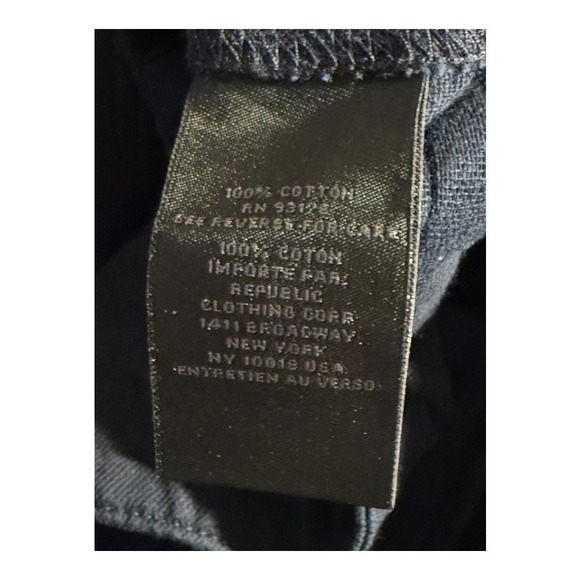 MAGASCHONI MAN Navy Blue Cotton Chore Jacket Button Front Workwear Size Small - Picture 5 of 9